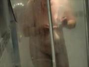 Mature in shower