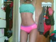 Twerking coke body latina in panties