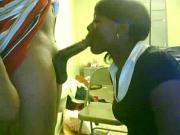 Black amateur deepthroat