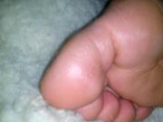 Wifes feet close-up