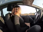 Convince a stranger to touch my wet pussy while taking a walk