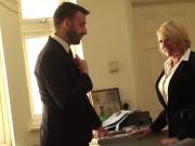 Smoking hot MILF Amy enjoys every second of rough pounding