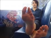 Soles and Feet of French lady in Amsterdam