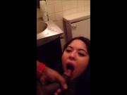 Bathroom sucking