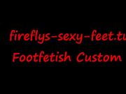 fireflys Red Toes Pantyhose Footjob for Fox
