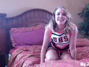 Caught jerking off by a cheerleader JOi