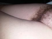 soft hairy pussy & ripe nipple early in the morning