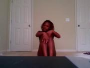 OMG!! Ebony Teen Striptease &amp; Twerk Perfection - Ameman