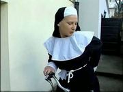 Nun On Bike