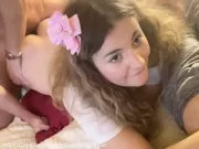 Creampied on Desk