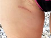 finaly she wearing the cum-pantie