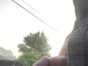 Flashing Dick to Old Asian Lady, Husband Caught Me