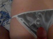 satin panty fuck
