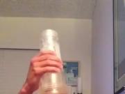 Big Cock Fuck his Flashlight and Eat his Cum