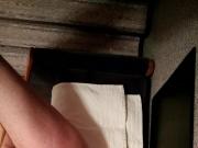 Cumming over my ass