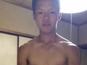 cute asian boy wanking & cuming 29''