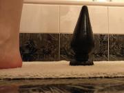 Anal wrecking with toys