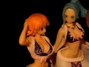 Nami & Vivi Figures bukkake by FL 75