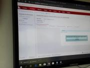 Ex gf on company screen