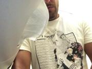 Cumming on the plane back to Bulgaria