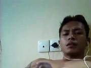 asian cut dick jacked off on webcam 2'07''