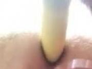 Dildo fun while in lockdown