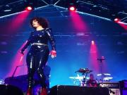 Pregnant Baby-Maker Regine Chassagne Performing On Stage