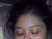 Amazing facial cumshot on a big tit Asian