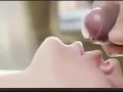 Sounding my penis with a teaspoon in panties