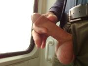 Cum load on train