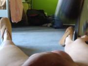 POV Ballkicking by sexy Teen