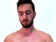 Hot Beard Guy Jerks Off Big Hugh Cock CUM