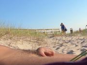 Nudist beach dick flashing 3, girls watching