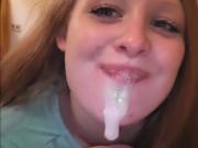 Best cum in mouth compilation