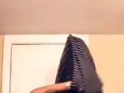 My cumshot on her tanga