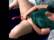 Bbw squirts with toy