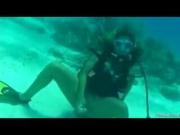 Amber Lynn Bach Open Sea Scuba Masturbation