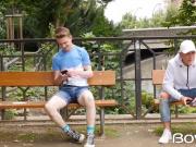 Park hangout turns into raw sex back home with young men