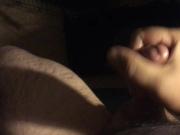 Jerking off and cumming on myself