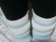 Cumming on my wife's dirty socks