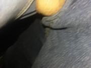 Muchaca con gran culo encoxada autobus