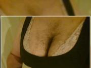 Shake your tits, crossdresser with natural and Big chest.