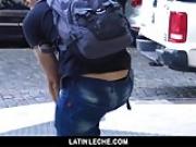 LatinLeche - Sweet latin guy on the street tricked into fuck