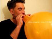 Balloon Fetish - Samuel Popping Balloons Video 1