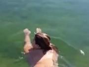 bbw huge ass swimming naked