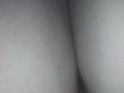 Playing with wifes pussy from the back