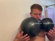 Balloon Fetish - Aiden Blowing Balloons Part4 Video1