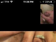 FaceTime fucking with my slutty wife