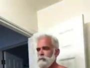 Handsome daddy uses his cock