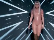Shakira booty shake in latex